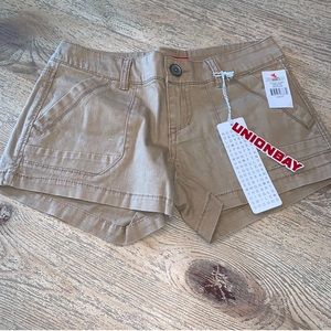 Unionbay Cargo Kahki Shorts NWT Size 1